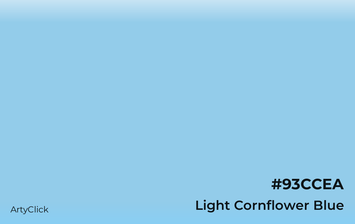 Billie Jean Goose Paste® color swatch – soft sky blue pastel