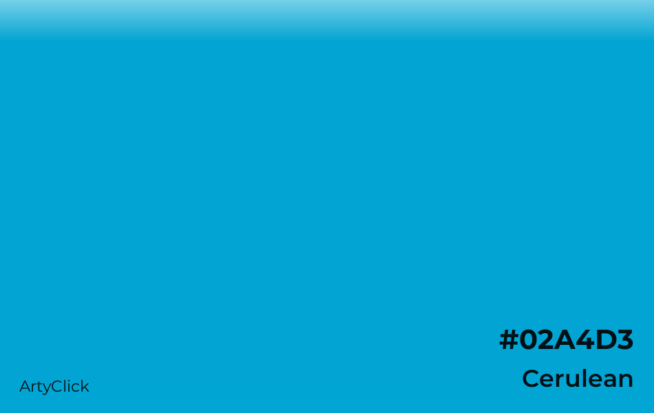 Bonnie Goose Paste® color swatch – cerulean blue pastel