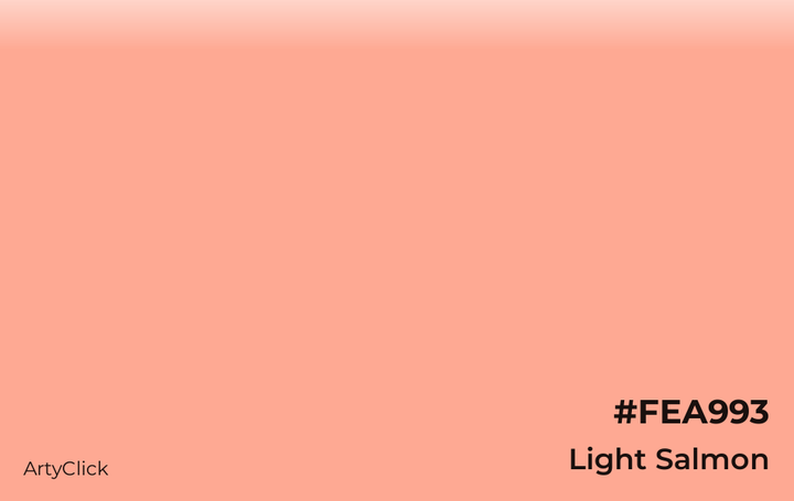 Carol Goose Paste® color swatch – light salmon pastel
