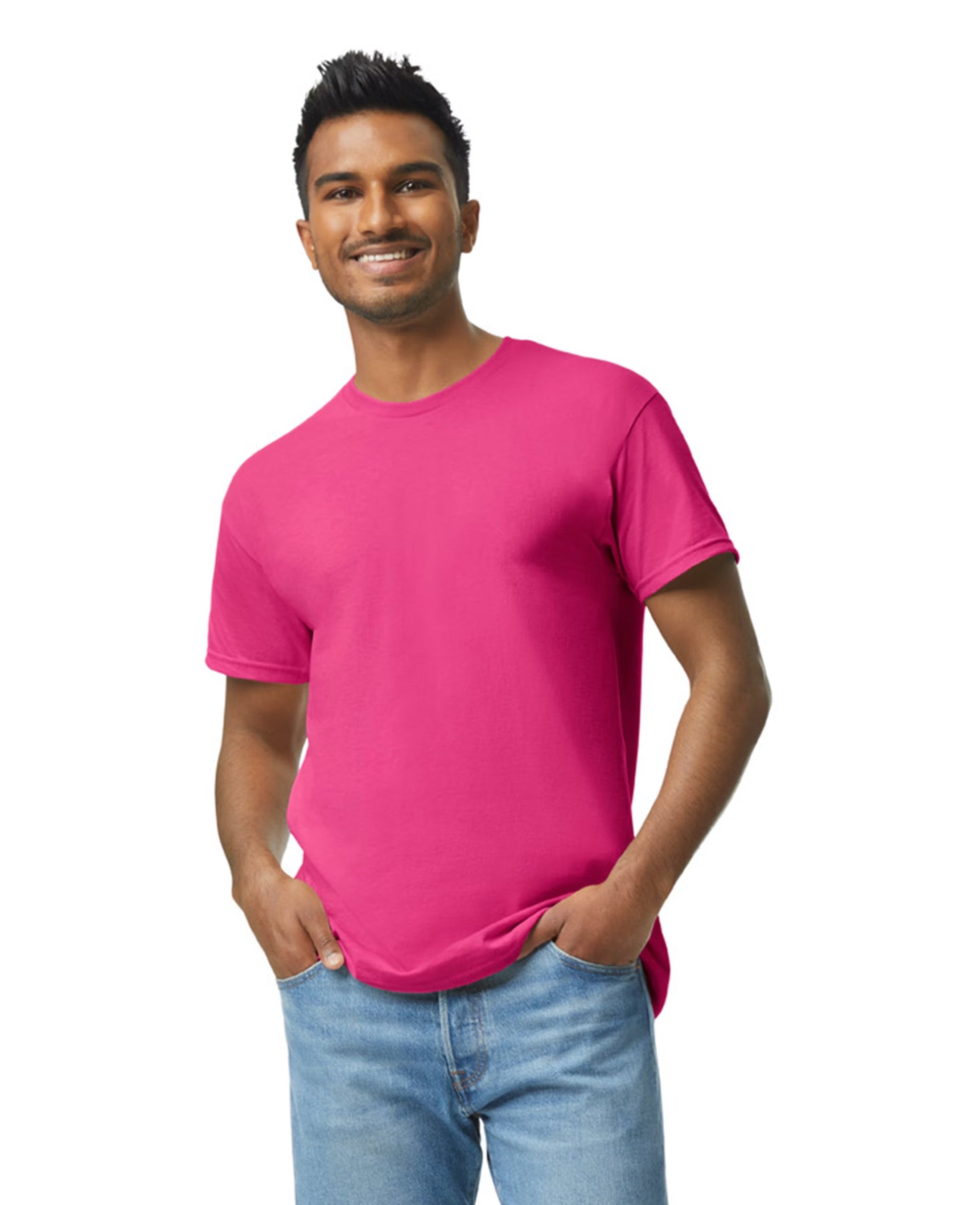 Wholesale Men's Core Cotton T-Shirt - Neon Green PC54, Case of 72